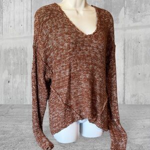 Cozy Brown Knit Sweater